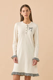 Camicia da notte Pied de Poule.