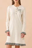 Camicia da notte Pied de Poule.