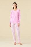 Pigiama donna estivo in cotone articolo vichy heart