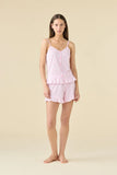 Pigiama donna estivo in cotone vichy