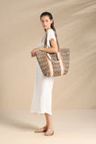 Borsa con chiusura zip articolo bicolor.