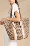 Borsa con chiusura zip articolo bicolor.