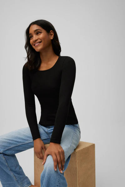 T-shirt termica nera