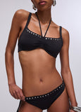 Bikini top con ferretto e slip Liujo
