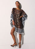 Kaftano in chiffon stampato