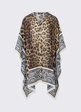 Kaftano in chiffon stampato