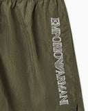 Costume shorts ricamo logo impunturato