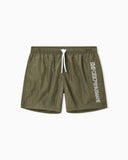 Costume shorts ricamo logo impunturato