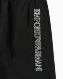 Costume shorts ricamo logo impunturato