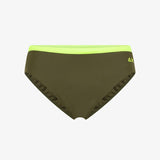 Slip mare in nylon verde militare