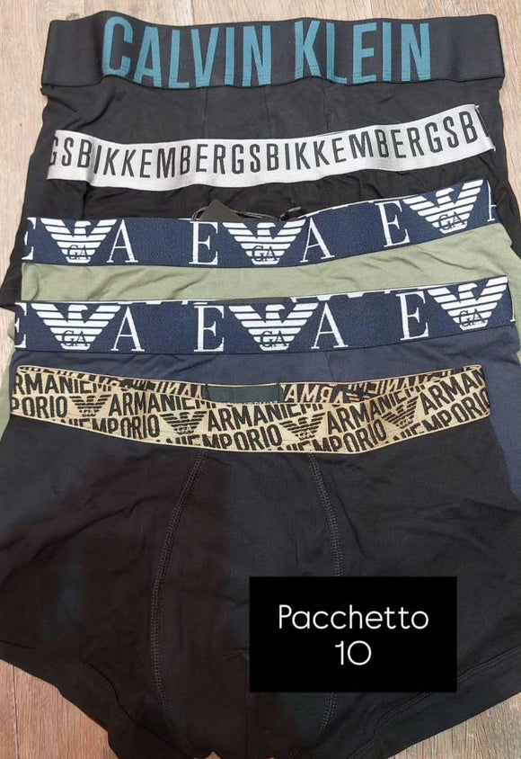 Offerta 5 boxer misti tg. s