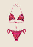 Bikini Me fui triangolo fucsia