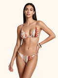 Bikini Donna Me Fui Triangolo con Slip Fisso Fantasia