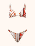 Bikini Donna Me Fui Triangolo con Slip Fisso Fantasia