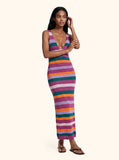 Vestito Lungo Donna Me Fui Multicolor