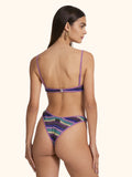 Bikini Donna Me Fui Fascia con Slip Americano Fisso Multicolor