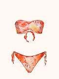 Bikini Donna Me fui Fascia con Slip regolabile Fantasia