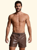 Shorts Uomo F**K Marrone