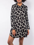 Camicia lunga animalier Verdissima