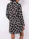 Camicia lunga animalier Verdissima