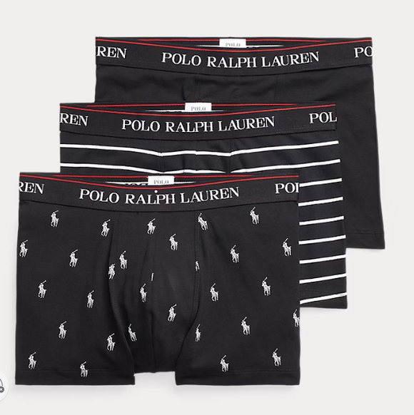 Set 3 Boxer Polo Black